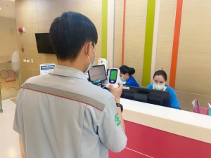 a man monitors air quality a man monitors air quality