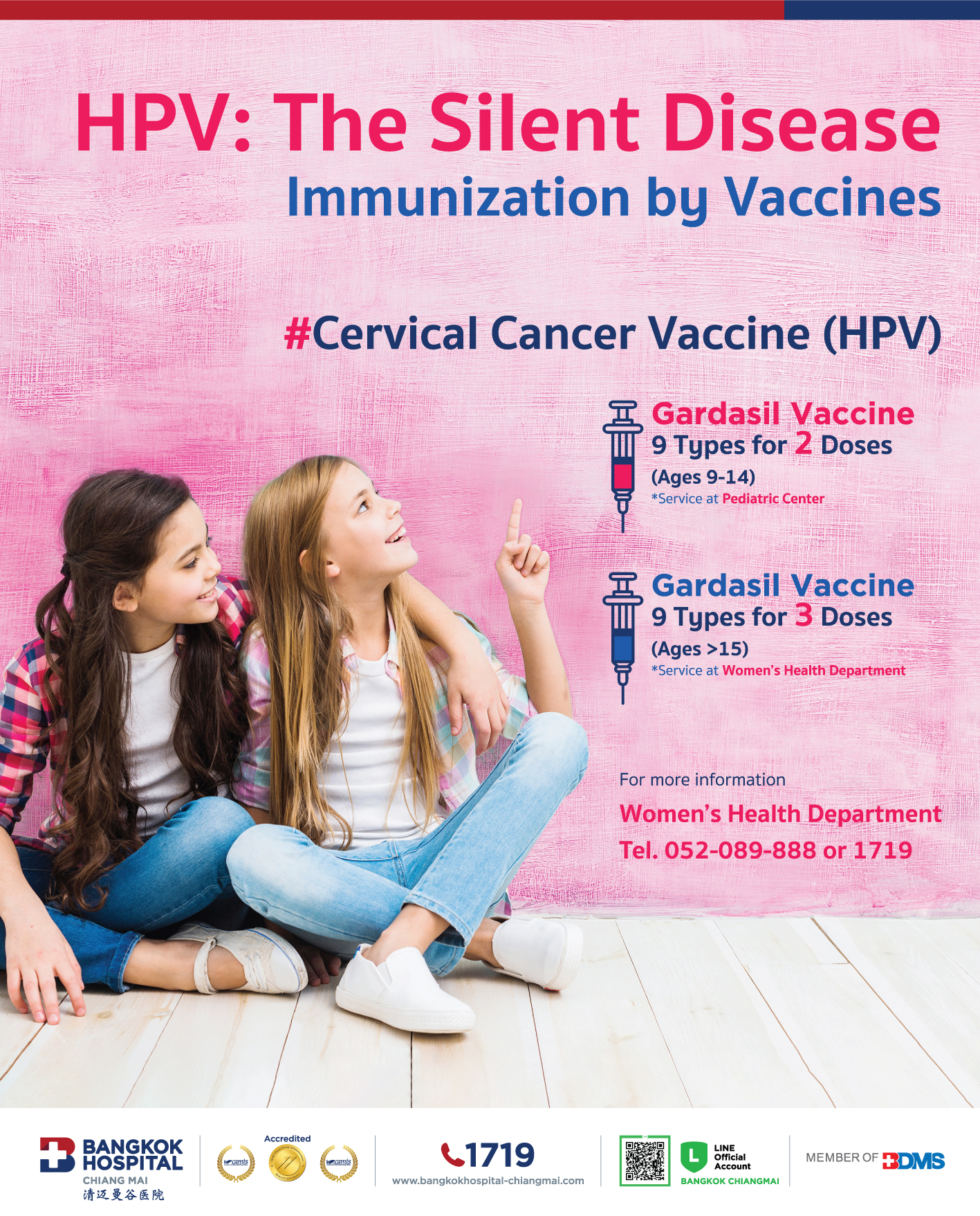 Cervical Cancer Vaccine (HPV) Bangkok Hospital Chiang Mai