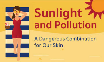 Sunlight and air pollution a dangerous combination for our skin