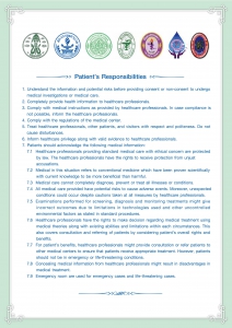Patient's Rights - Bangkok Hospital Chiang Mai